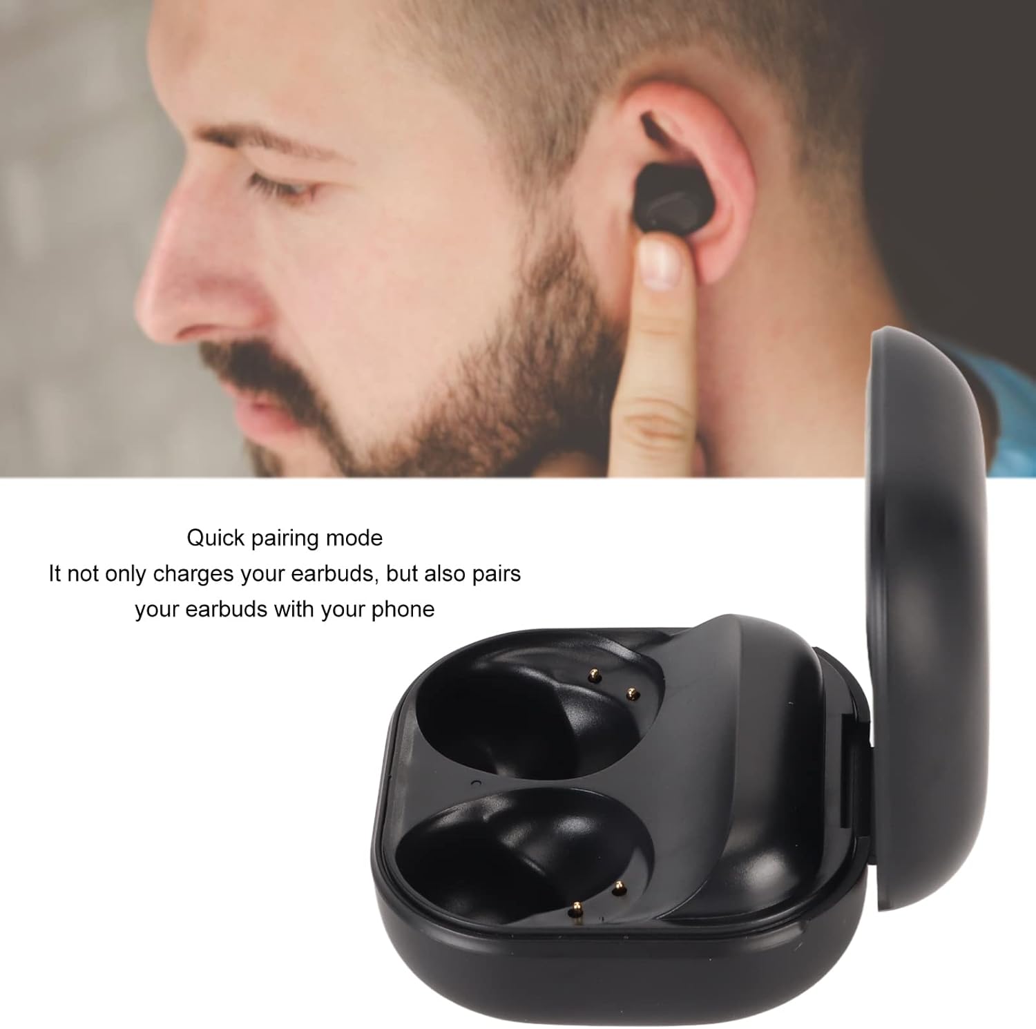Funda de carga para Galaxy Buds 2 Pro, auriculares inalámbricos Bluetooth, estuche de carga para auriculares, estación de carga de repuesto para