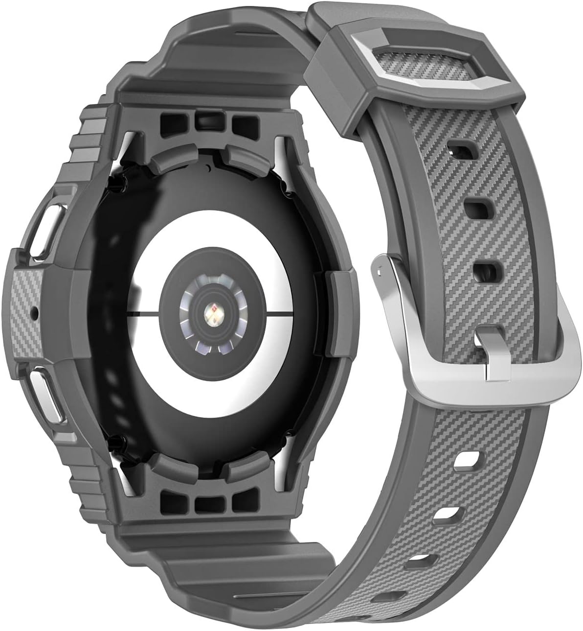 VeveXiao Correa resistente compatible con Samsung Galaxy Watch 4 de 1.575 pulgadas y 1.732 pulgadas, correa de repuesto incorporada, accesorios para