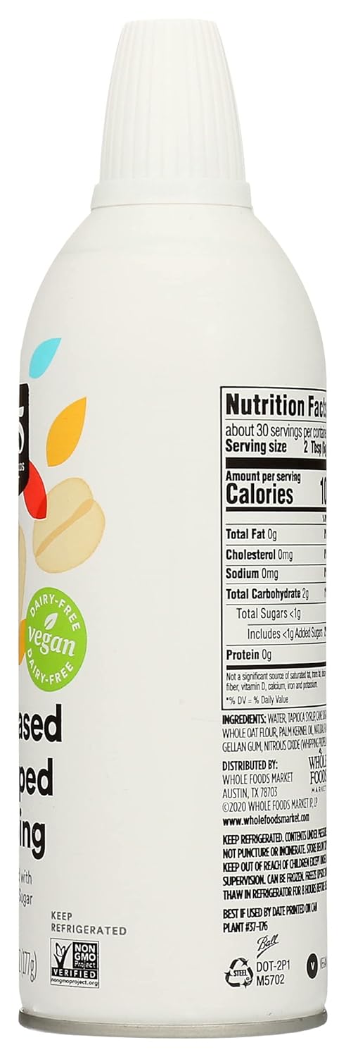 365 By Whole Foods Market, Cubierta batida a base de avena, 6.25 onzas