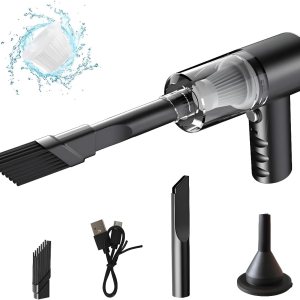 Wixann Aspiradora de mano, 12000 Pa Aspiradora de coche de alta potencia, 4000 mAh Aspiradora de coche portátil, Aspiradora de mano de 120 W sin Wixann Aspiradora de mano, 12000 Pa Aspiradora de coche de alta potencia, 4000 mAh Aspiradora de coche portátil, Aspiradora de mano de 120 W sin