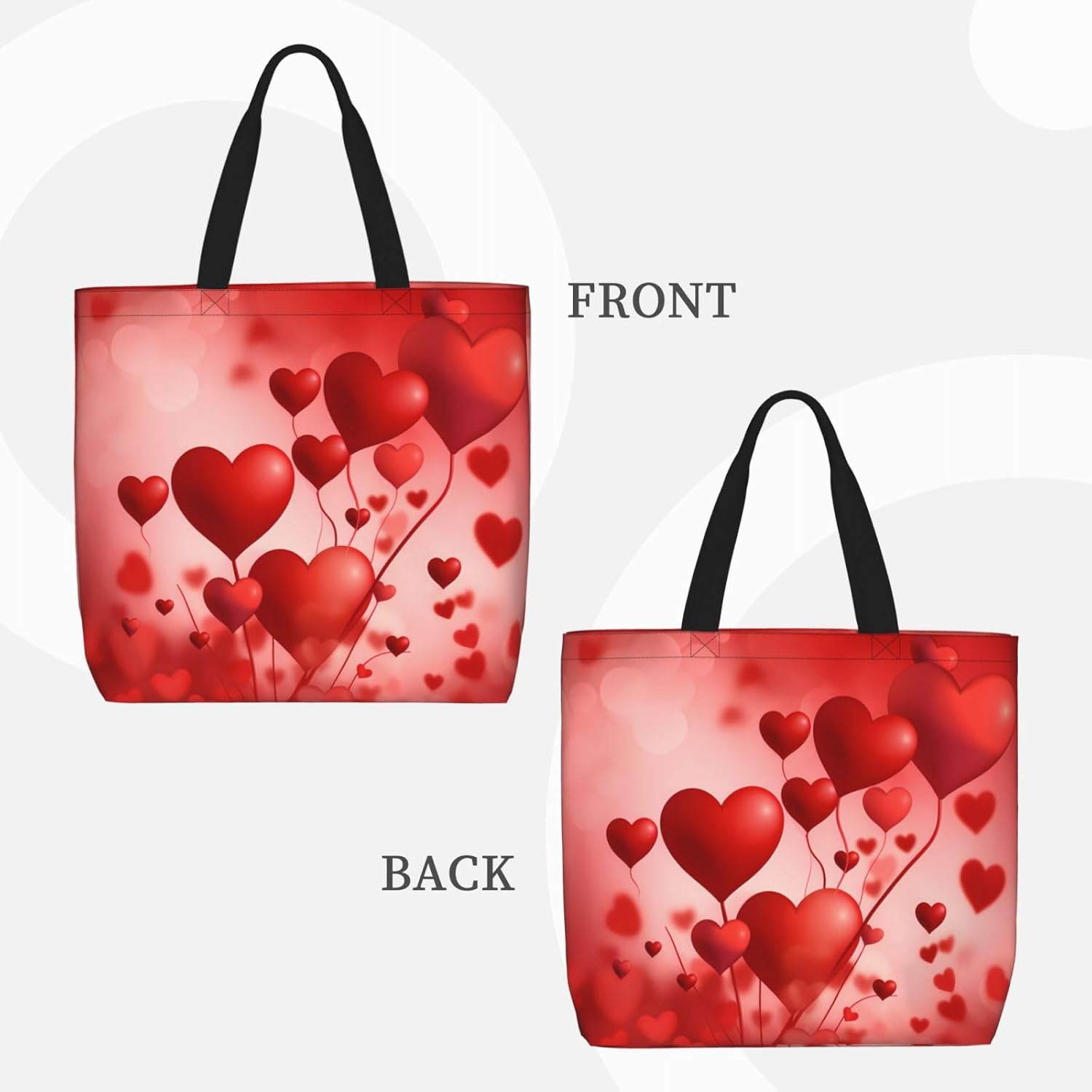 Groamaup Bandera con bolsa de mano de fuegos artificiales para mujer, bolsas reutilizables para compras de comestibles con cremallera, bolsos de