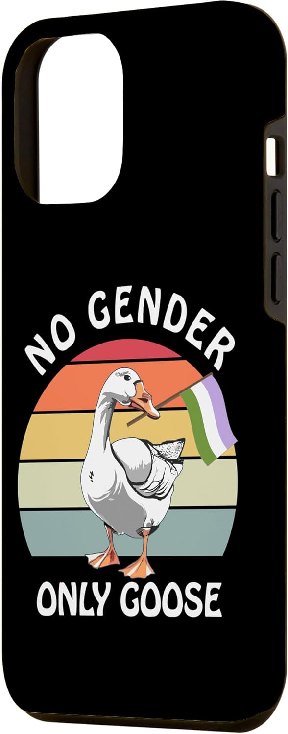 Funda para iPhone 13 Pro Max Genderqueer Goose Bi Pride Flag Bi Pride Parade Flag LGBTQ