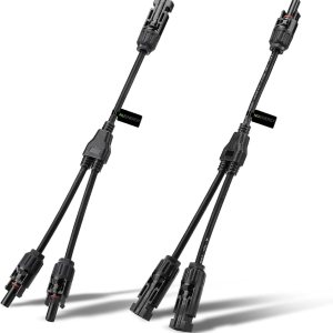 El conector solar original Y rama 1 a 2 adaptador paralelo Cable Cable Kit de herramientas para panel solar (MFF y FMM) El conector solar original Y rama 1 a 2 adaptador paralelo Cable Cable Kit de herramientas para panel solar (MFF y FMM)