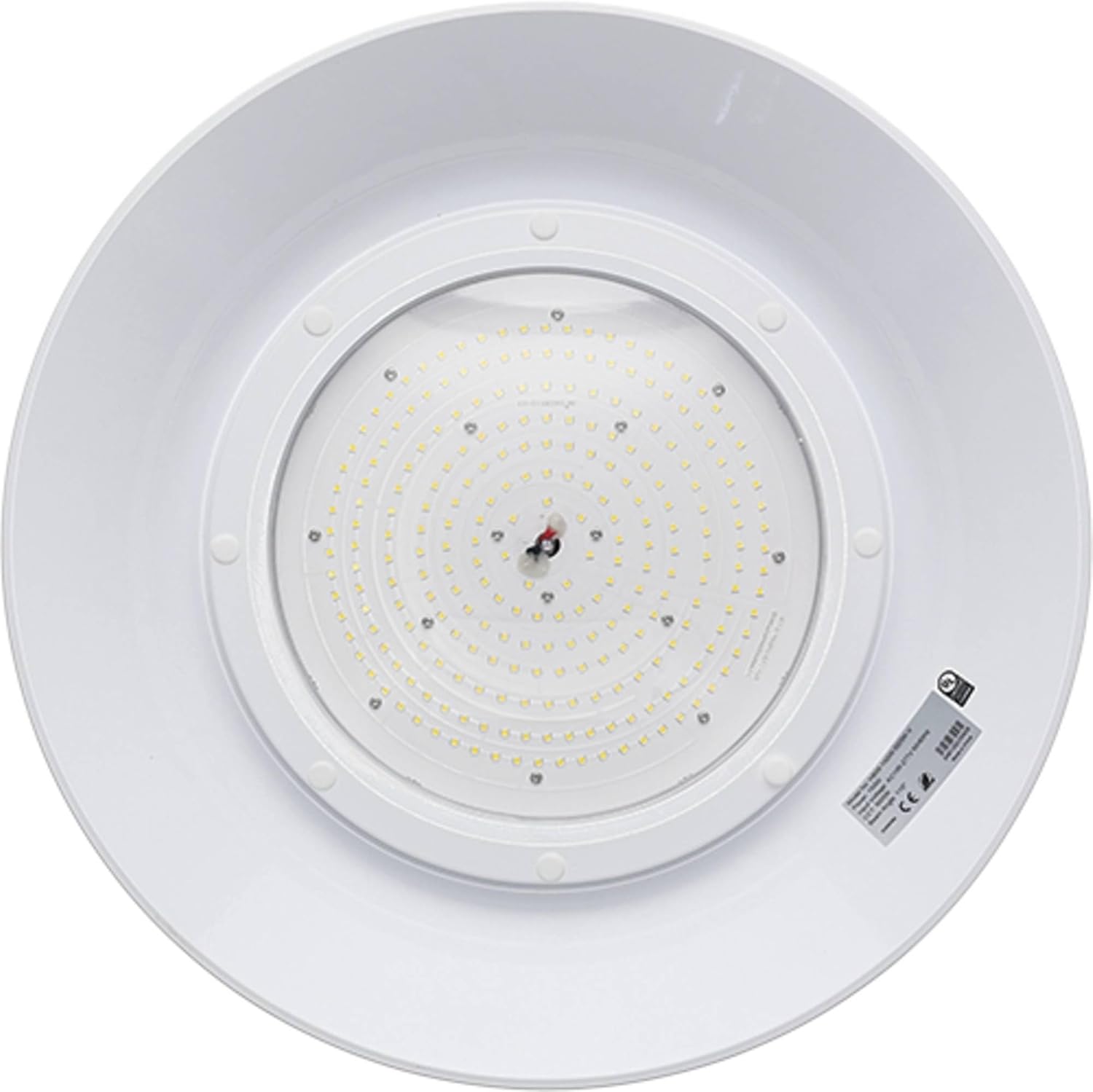Tiger Lights TLHBC-150W – Luz LED de 150 W cubierta de alta bahía de 13 pulgadas de diámetro, 6 pulgadas de longitud, patrón de luz de inundación,