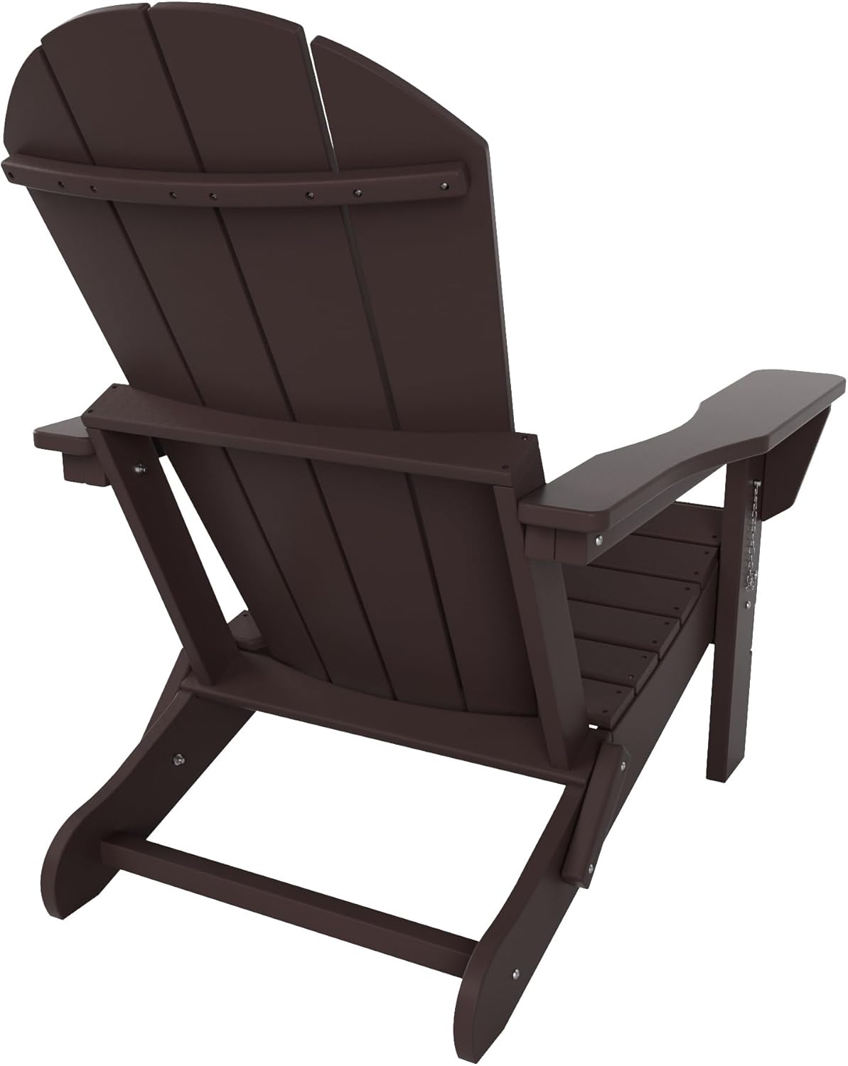 WO Home Furniture – Tumbona plegable para exteriores para hogueras, playa, balcón, patio trasero, césped, patio, piscina, terraza, jardín (marrón