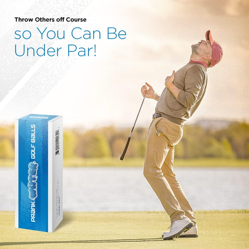 SOTAR – Pelotas de golf para bromas, bolas de truco para rellenar calcetines, regalos de torneo de golf y regalo novedoso para golfistas para