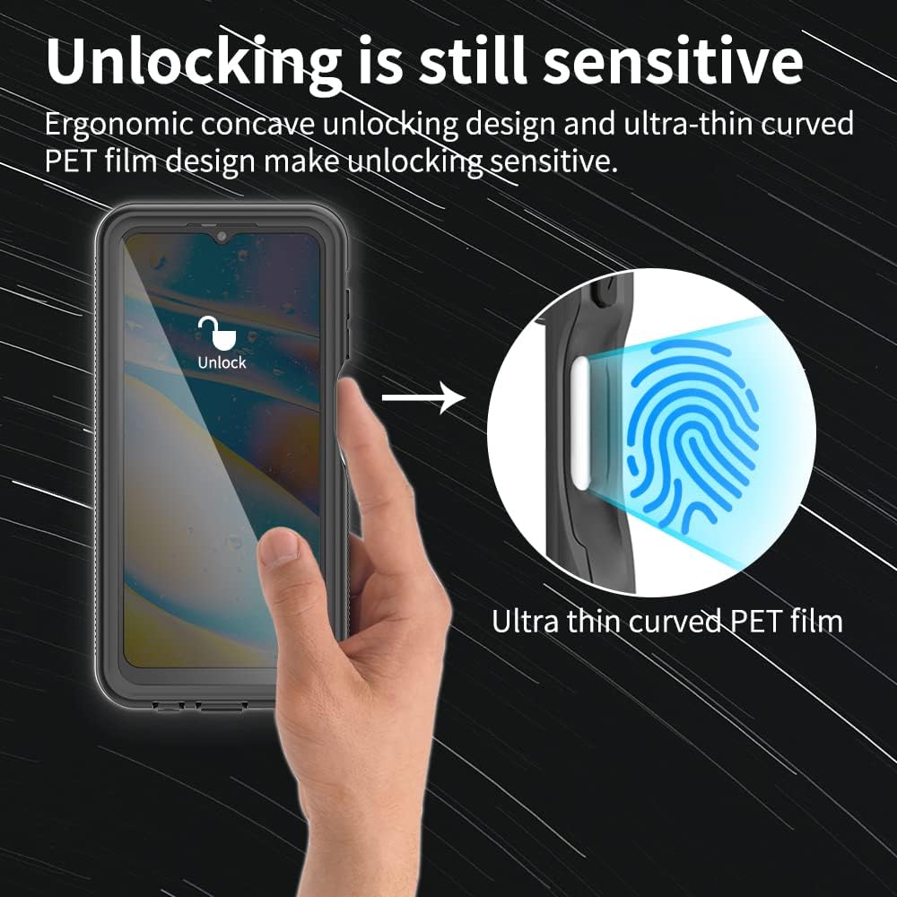 Funda impermeable para Samsung Galaxy A13 5G, con certificación IP68, a prueba de golpes, a prueba de polvo, a prueba de nieve, protector de