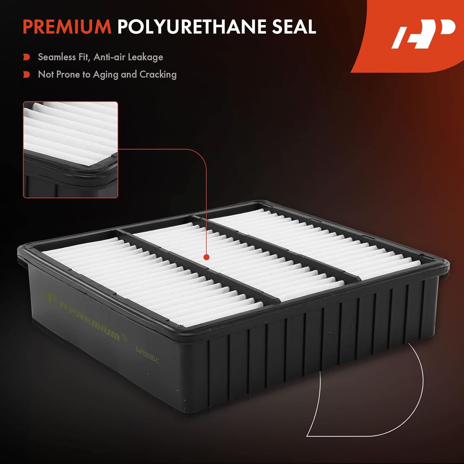 A-Premium Filtro de aire de motor compatible con Mitsubishi Lancer 2002-2007 2011, Mirage 1997-2002, Outlander 2003-2006