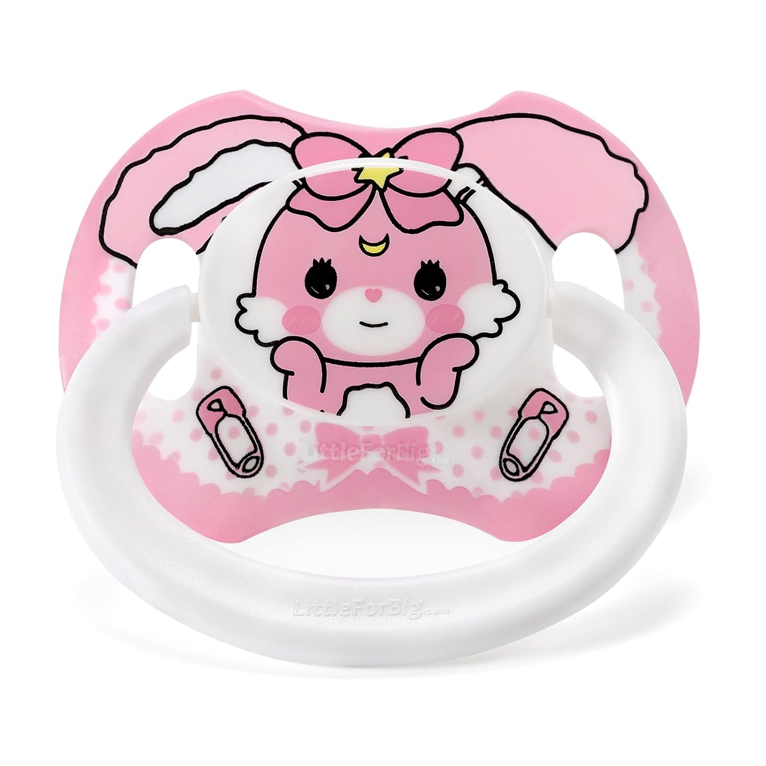 LittleForBig Bigshield Generation-II – Chupete impreso para adulto, diseño de bebé Usagi