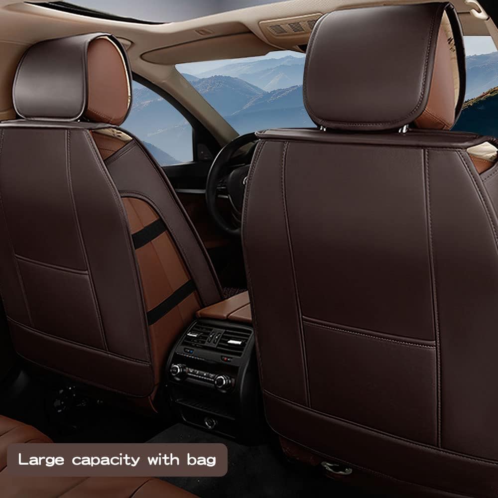 Funda para asiento delantero Cadillac CT4 CT5 CTS Escalade SRX XT4 XT5 XT6 2001-2025, fundas de asiento de coche compatibles con bolsas de aire,