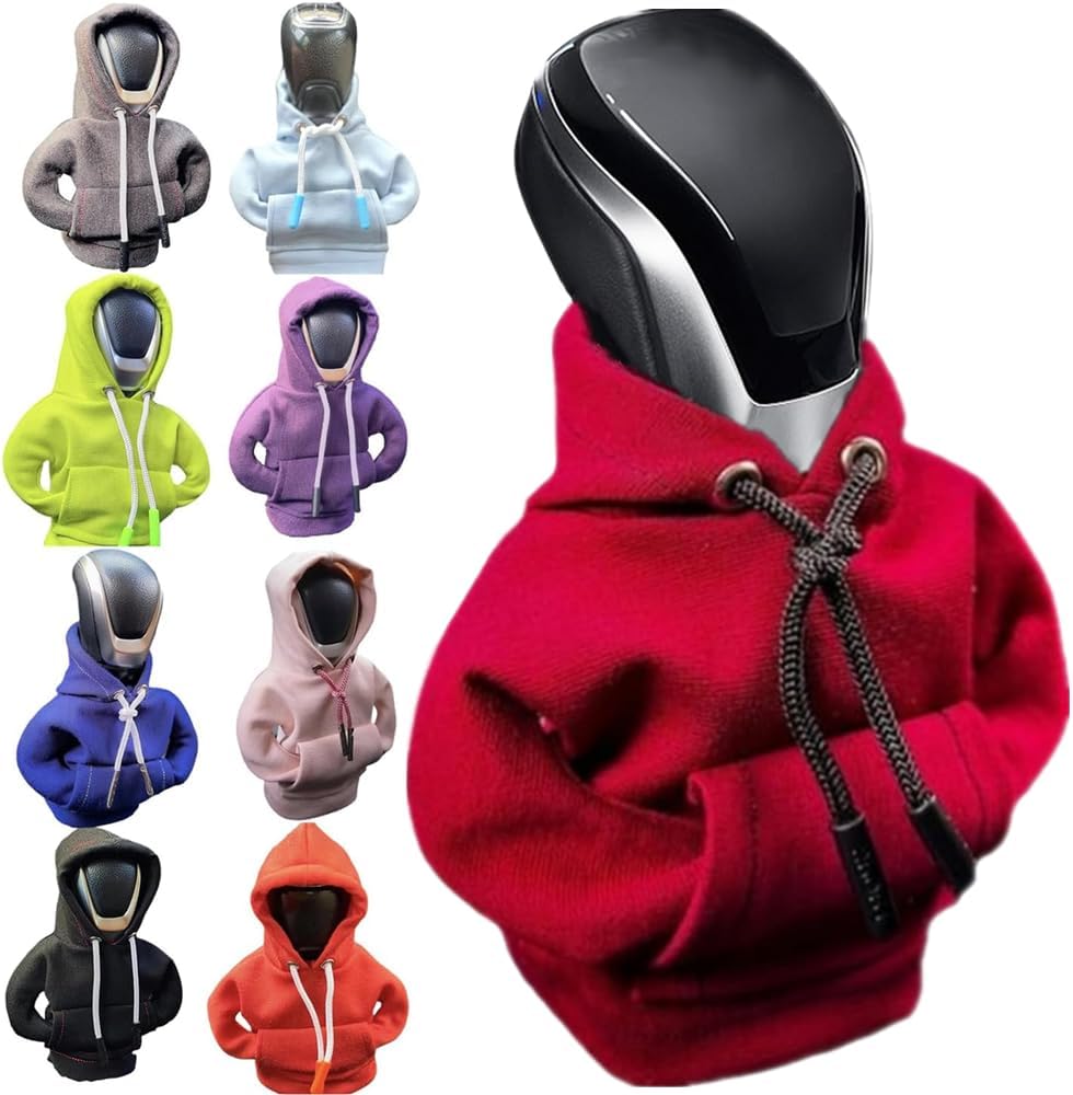 Funda de palanca de cambios con capucha, funda para palanca de cambios de automóvil, decoración de 4.7 pulgadas, ajuste universal, accesorios de
