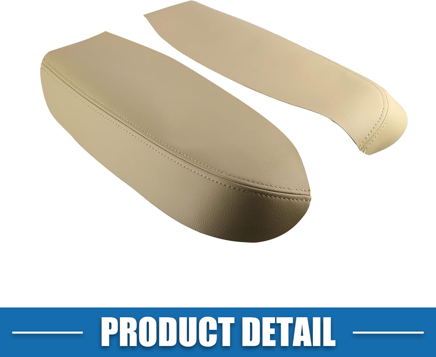 A ABSOPRO Panel de la puerta delantera del coche reposabrazos cubierta interior puerta trims para Acura RDX 2007-2012 beige 1 par