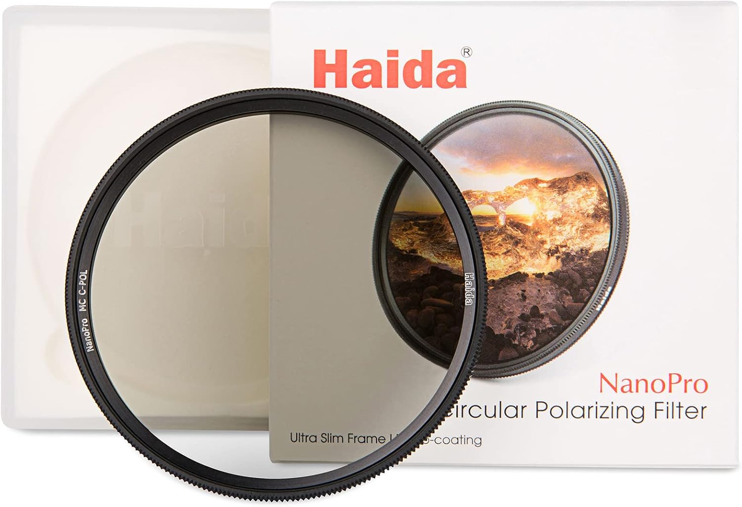 Haida Filtro CPL para lente de cámara, filtro polarizador circular, vidrio óptico, revestimiento nano de múltiples revestimientos, vidrio óptico,