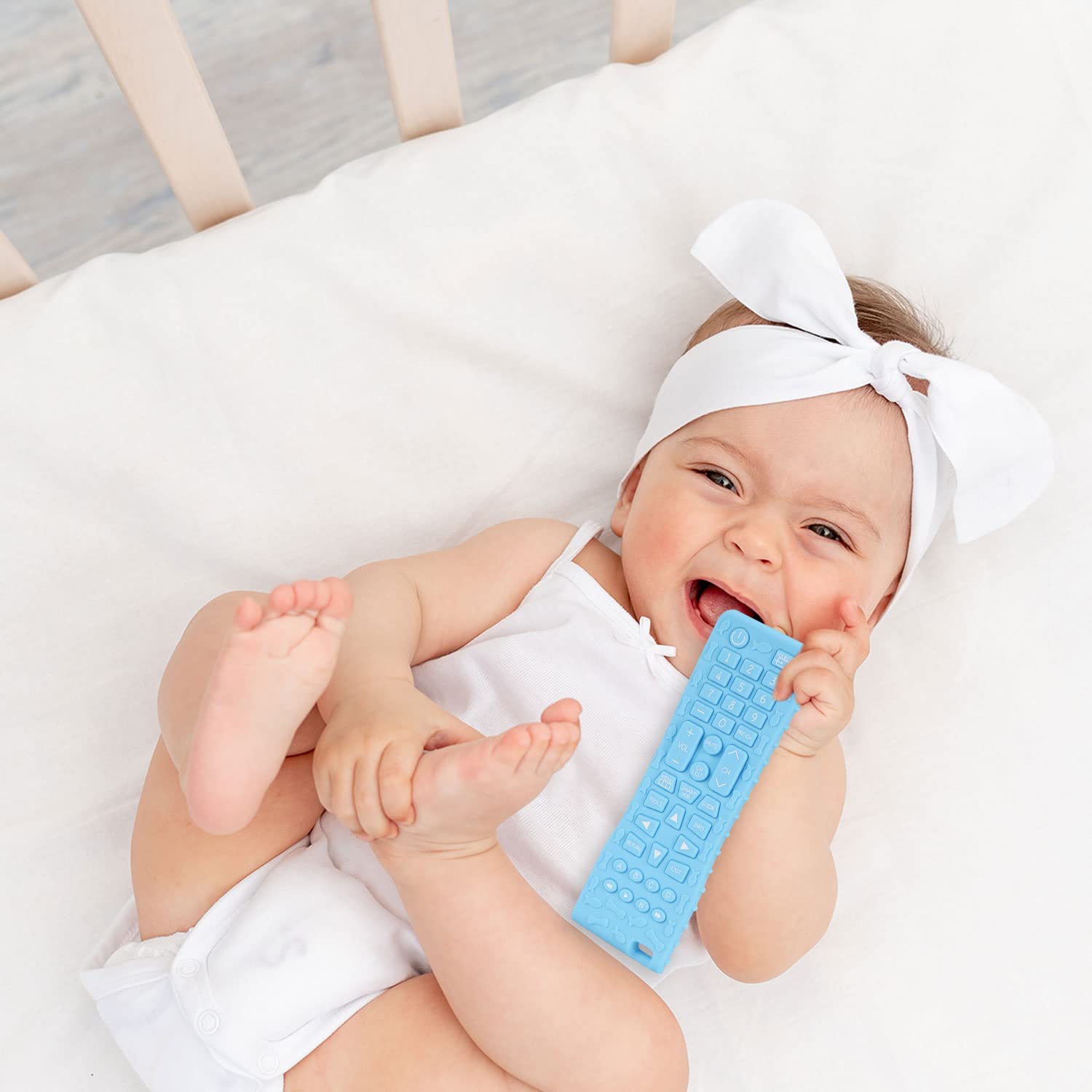 Juguetes de dentición para bebés de 0 a 6 a 12 meses, mordedores para bebés de 0 a 6 meses, mordedor remoto para bebés, juguetes para bebés