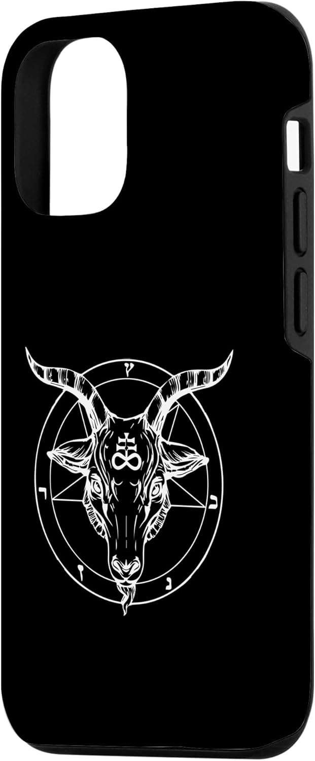 iPhone 13 Baphomet Ritual Pentagram True Satanic Ocultit Case