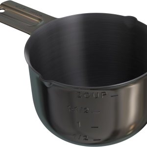 Color Up Taza medidora prémium de 2 tazas (16.2 fl oz), acabado negro de acero inoxidable, construcción de una pieza, apta para lavavajillas, Color Up Taza medidora prémium de 2 tazas (16.2 fl oz), acabado negro de acero inoxidable, construcción de una pieza, apta para lavavajillas,