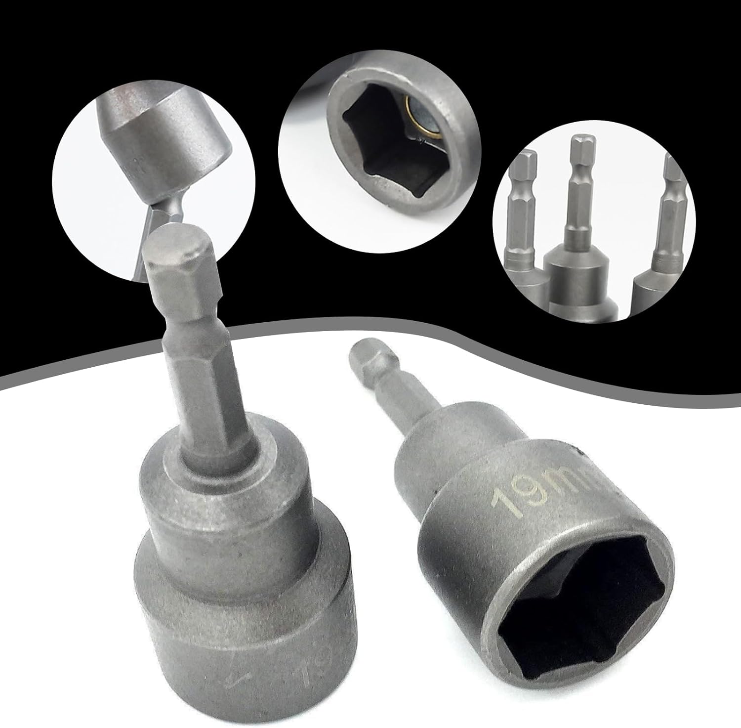 2 adaptadores de punta de destornillador de tijera de nivelación, 0.74 x 2.55 pulgadas, duro y duradero, herramienta de extracción de instalación de