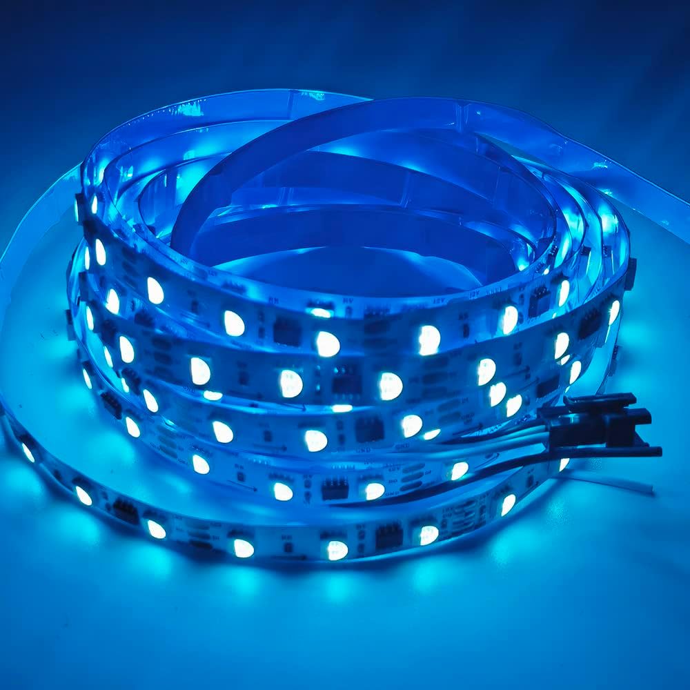 Tira de luz LED TM1814 DC12V 24V 4 en 1 píxeles SK6812 RGBW direccionables RGBWW RGBW 5050 3 pines LED luces IP30 65 67 (RGB+blanco cálido (TM1814