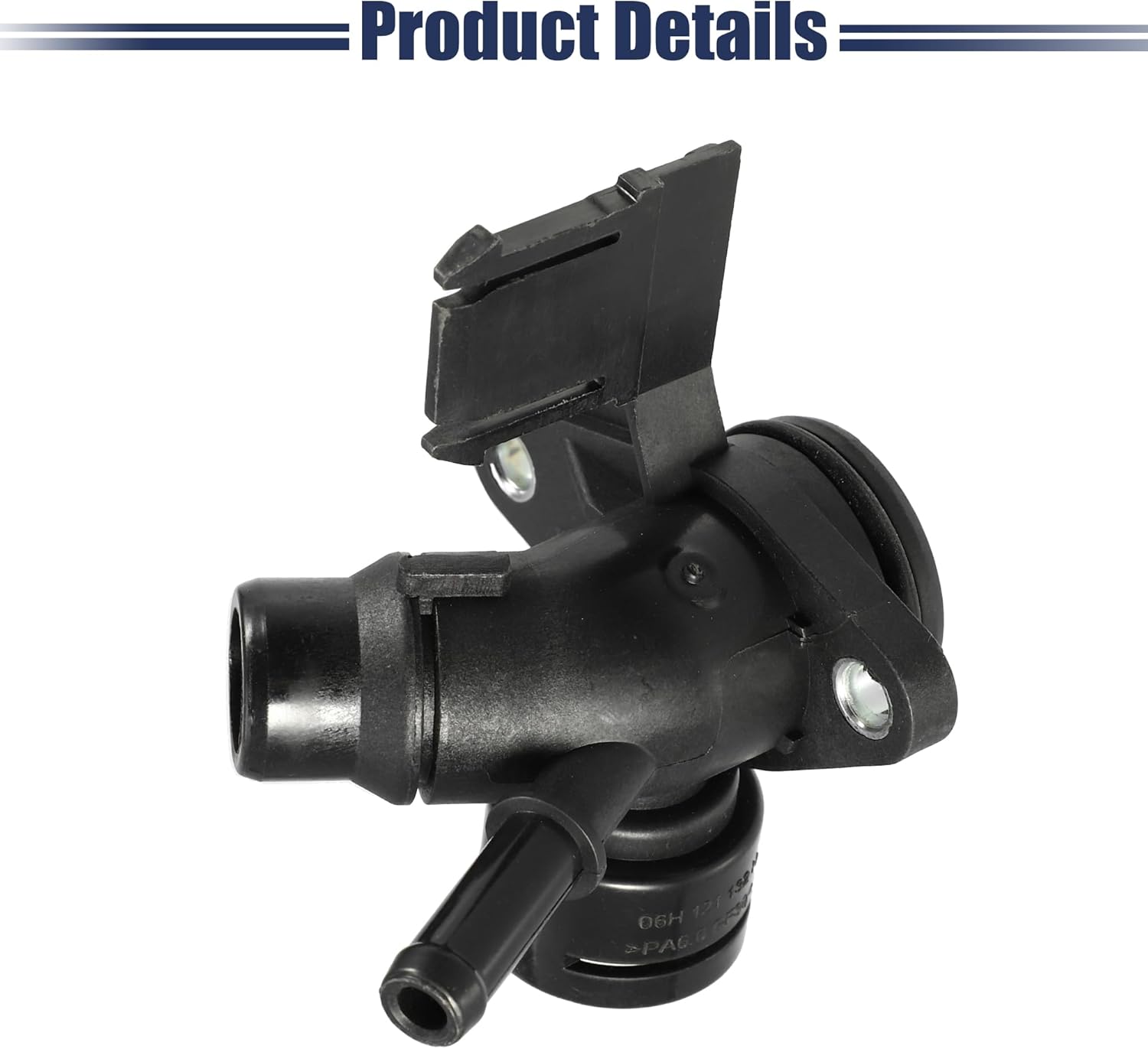 ACROPIX Conector de manguera de refrigerante para Audi A4 2.0L AT Quattro Base Sedan – Paquete de 1 negro