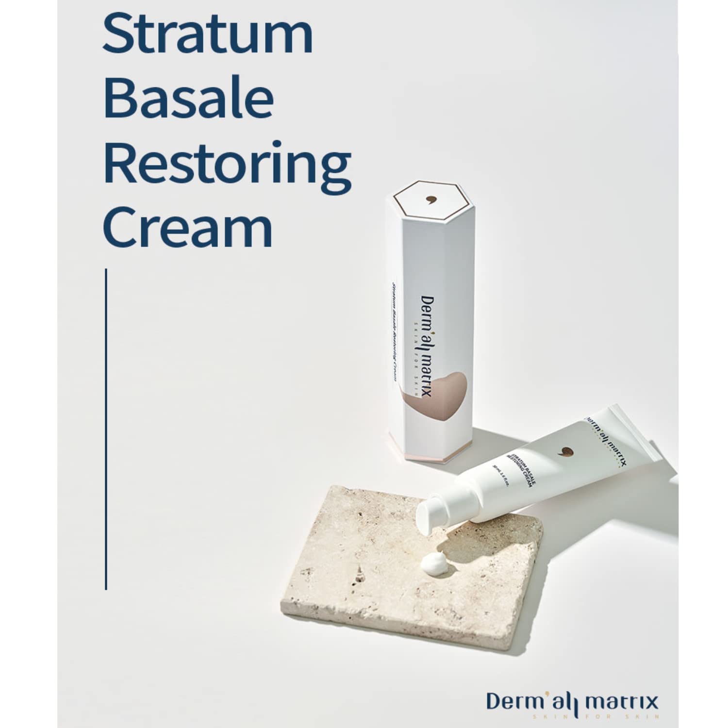 DERM  ALL MATRIX Crema restauradora Stratum Basale  Fortalecimiento de la barrera cutánea  un cuidado hidratante genuino  Hidratación rápida, suave