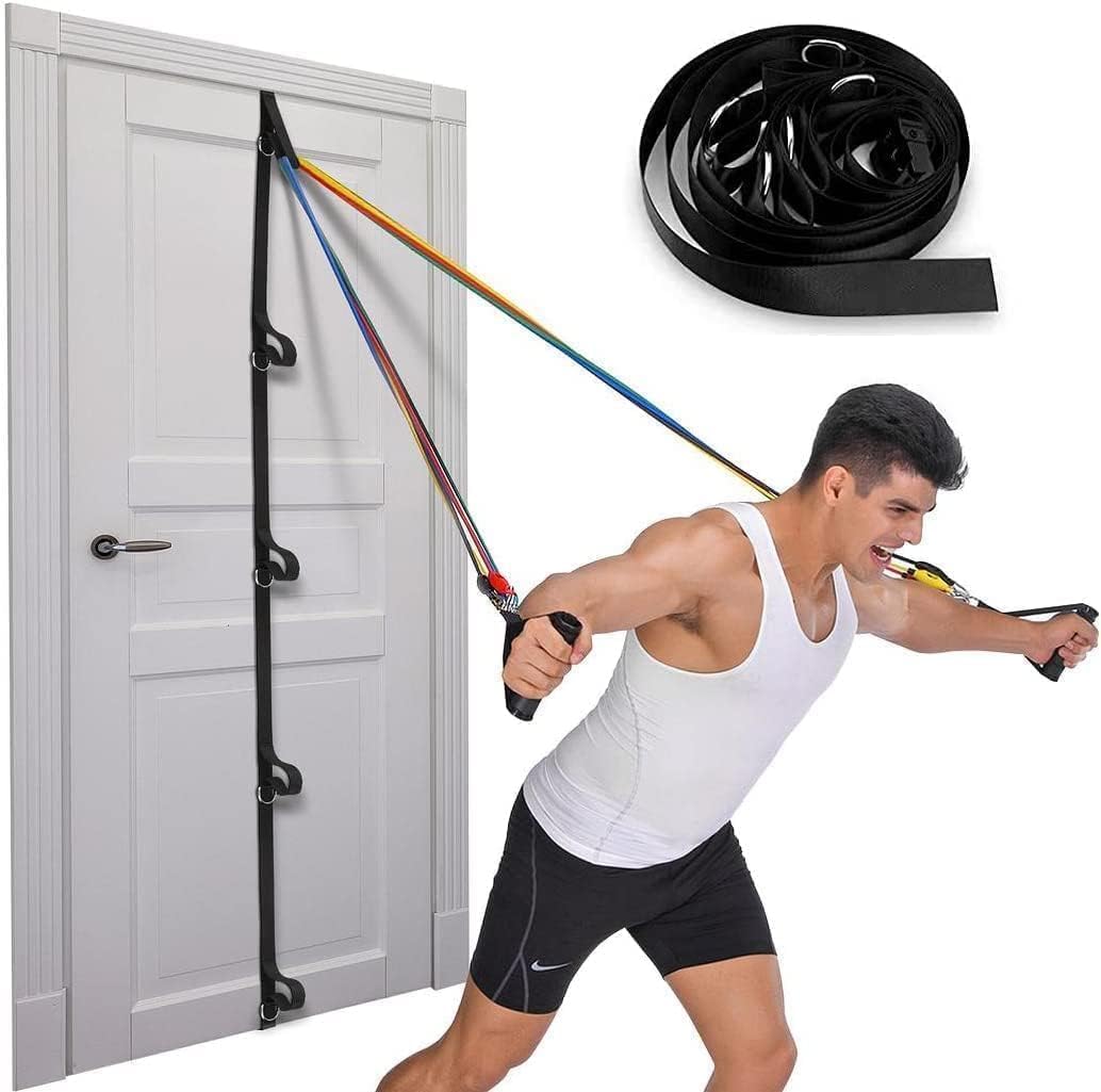 Kit de resistencia de fitness de peso corporal Anclajes de puerta de correa de extensión