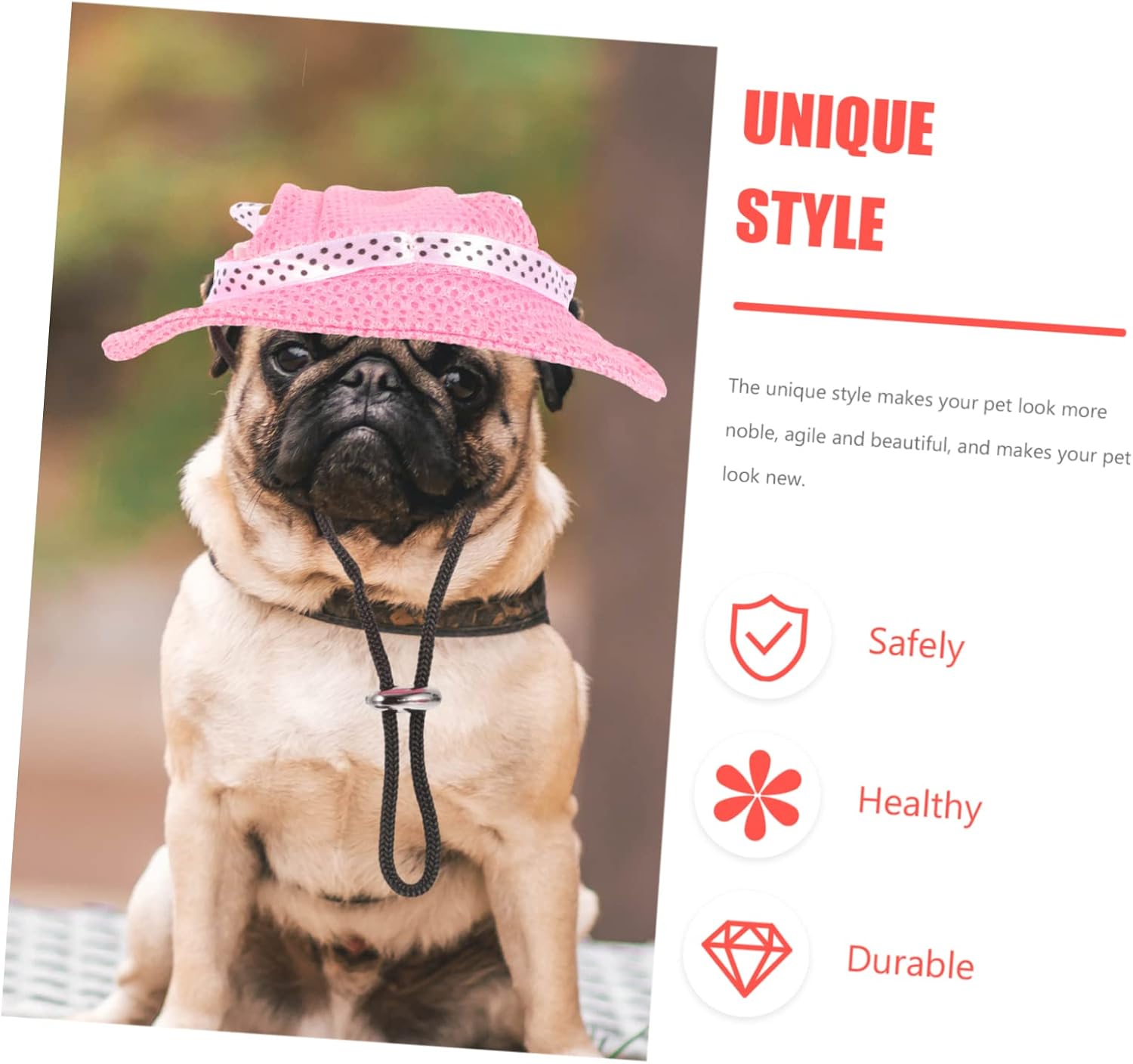 MERRYHAPY 3 piezas de sombrero de princesa para mascotas, gorras de béisbol para perros, sombrero encantador para perro, traje de baño para perro,