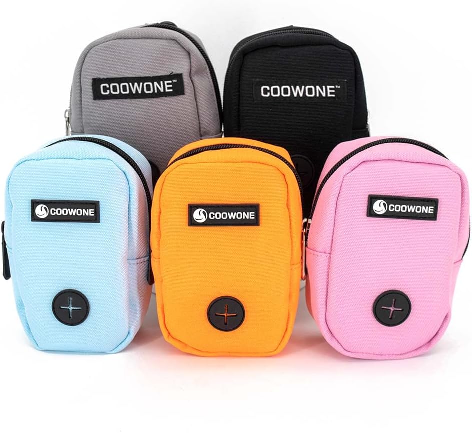 Bolsa de golosinas para perros para entrenamiento, bolsa portátil para pasear perros con dispensador de bolsas para excrementos, bolsas de tamaño de