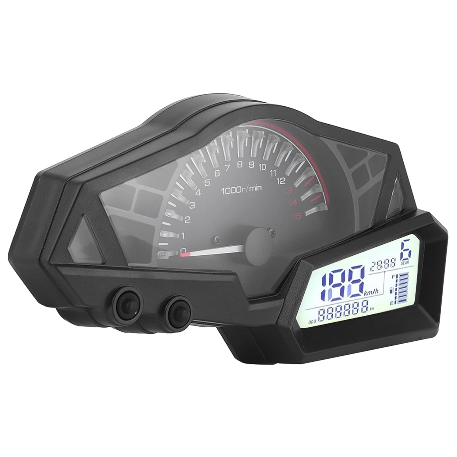 Medidor de combustible para motocicleta LCD, 15000 rpm, repuesto para KAWASAKI NINJA 300EX300300SE 1315 2015 ninja 300 odómetro, tacómetro de