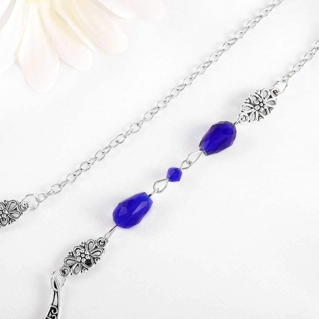 Cadena de cabeza bohemia con diamantes de imitación de media luna, cadena hueca para el cabello, accesorios para el cabello para mujeres y niñas