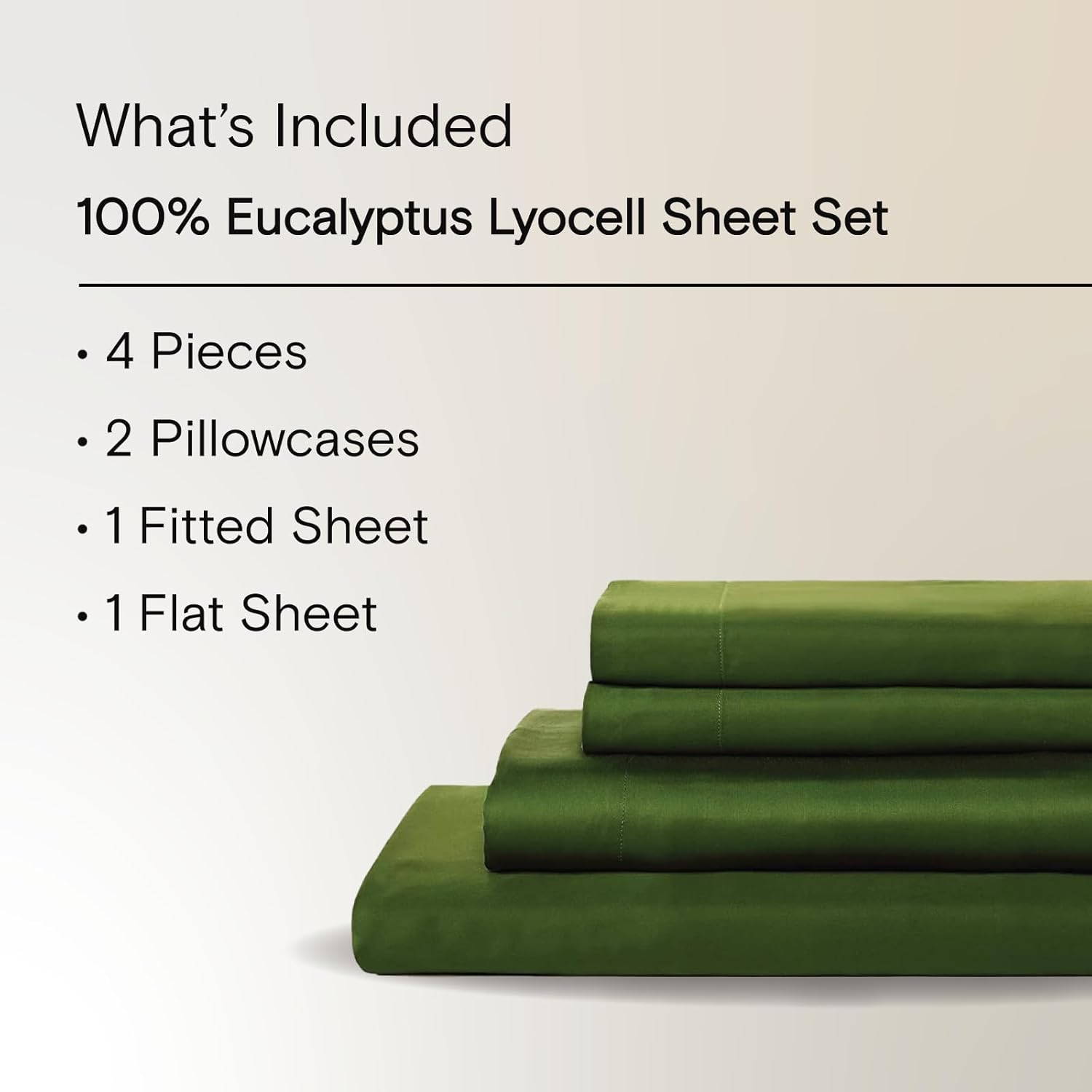 Sijo Juego de sábanas prémium 100% Lyocell de bambú, 3 o 4 piezas, 2 fundas de almohada, 1 sábana bajera ajustable y 1 sábana encimera opcional