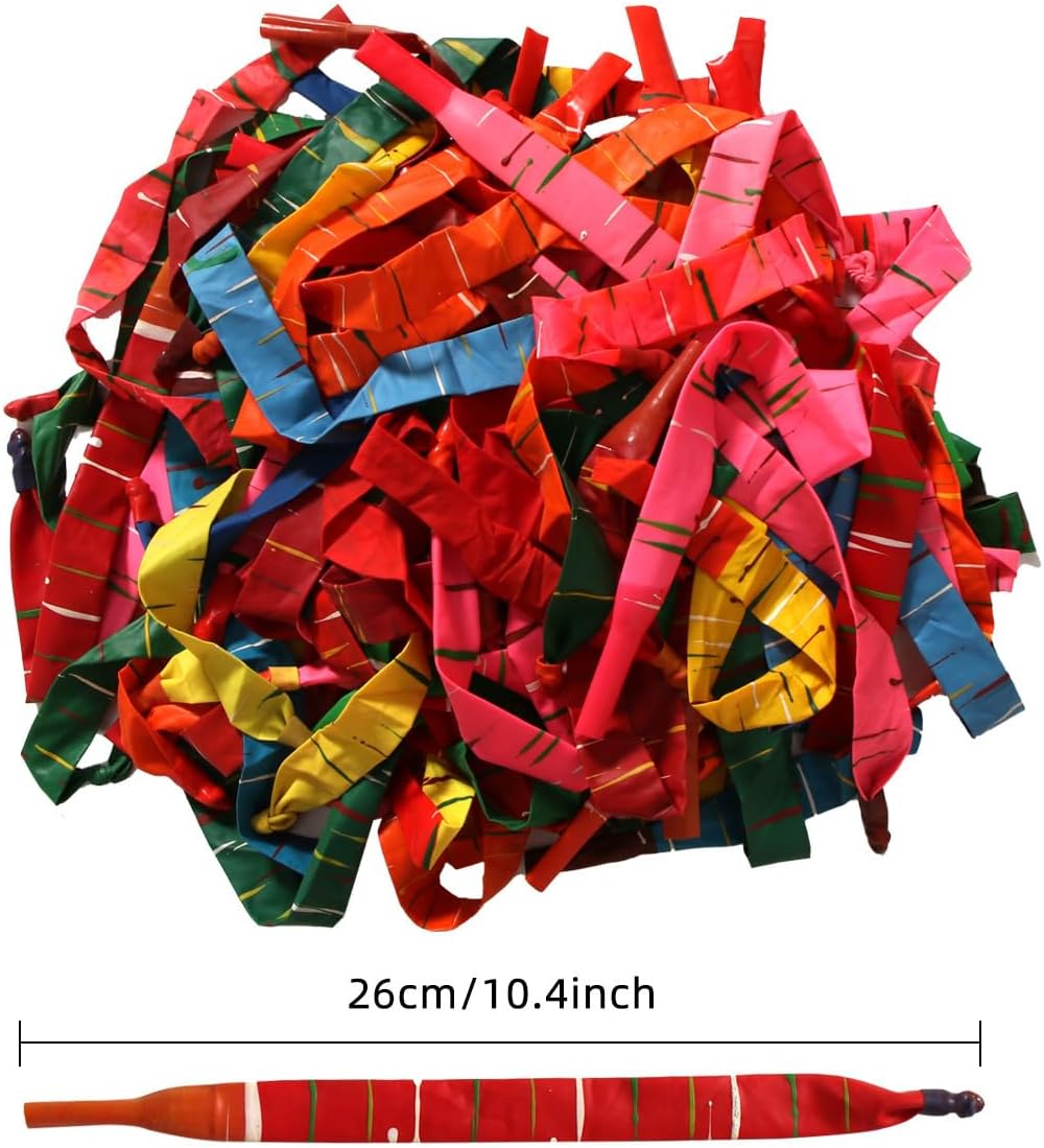 100 globos de cohete más 1 bomba fácil de usar  Globo volador, ruido de silbido, kit de globos largos multicolor  Kit de arco de globos, cumpleaños,