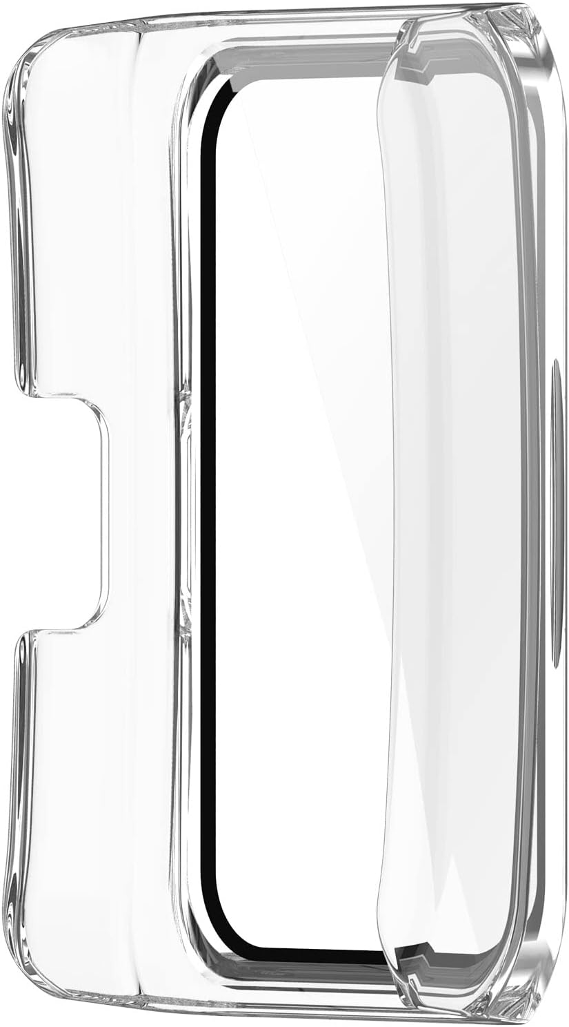 Paquete de 3 fundas de reloj compatibles con Huawei Band 6Honor Band 7 6, protector de pantalla para hombres y mujeres, marco de PC y película