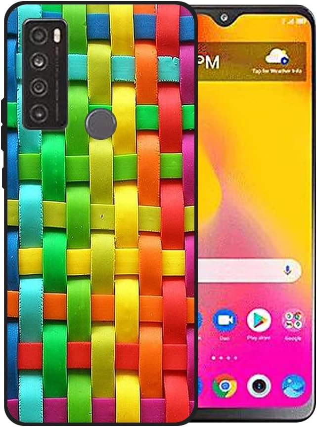 GZhuoNan Funda diseñada para TCL 30XL (T701DL) (colorida)
