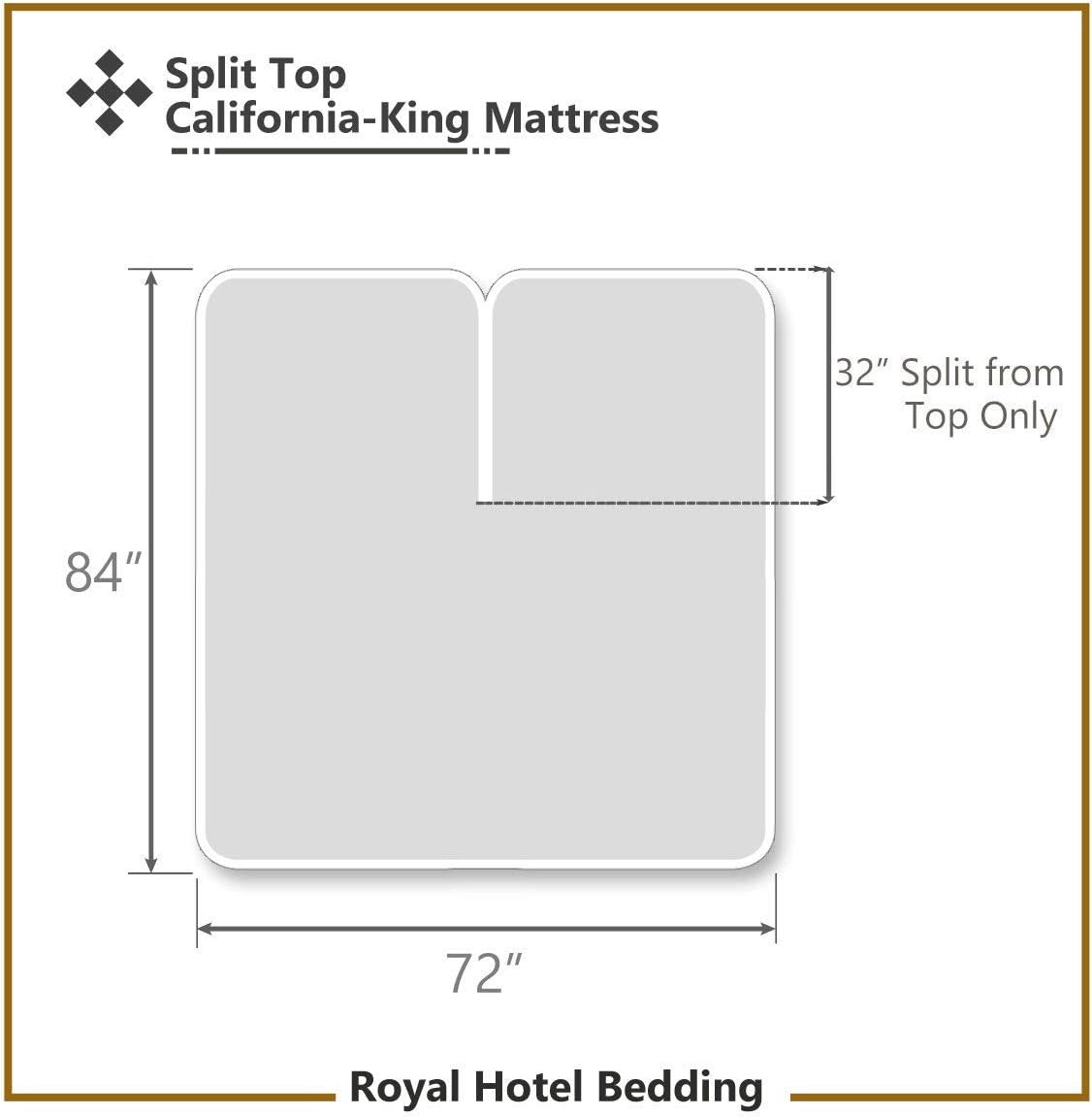 Royal Hotel – Juego de sábanas ajustables de tamaño California King, 100% algodón, 300 hilos, satén sólido, bolsillo profundo, 4 piezas, 100%