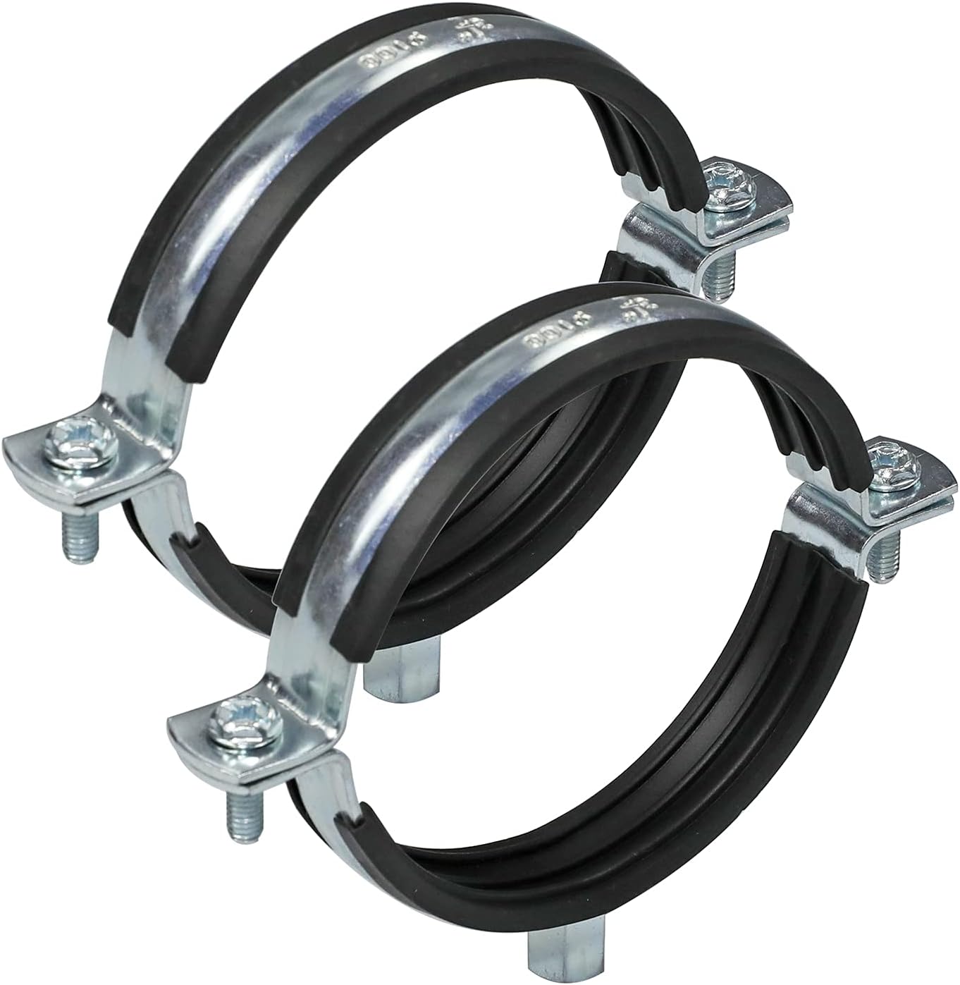 AKIHISA 10 piezas de soporte de tubo de anillo dividido, soporte de tubería ajustable resistente, abrazadera de montaje en pared, montaje en techo,