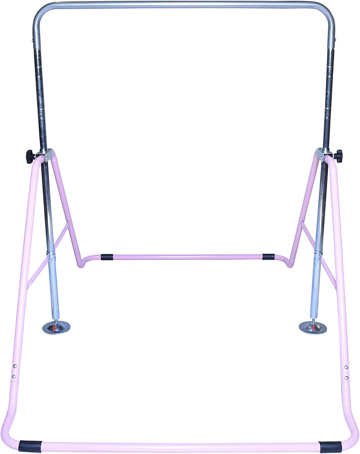 XINDONGSHENG – Barra de gimnasia atlética expansible para niños, barra de equilibrio para entrenamiento junior, gimnasio, color morado con 2 pies x