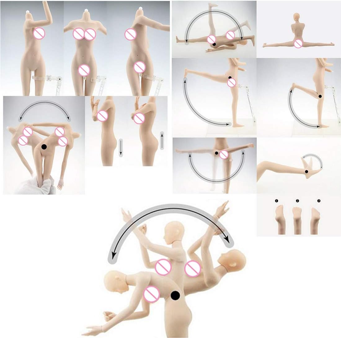 Lingxuinfo Figura de acción de soldado de 16 tentadora personalizada, modelo de 14 articulaciones móviles con figura de cabeza con Cheongsam de