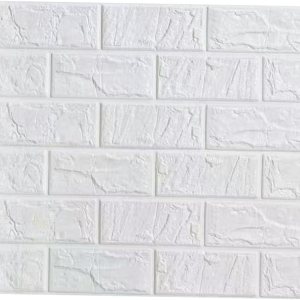 Angoily Papel pintado de ladrillo para niños, calcomanías de pared de ladrillo 3D, papel tapiz de ladrillo, pegatinas blancas adhesivas para niños Angoily Papel pintado de ladrillo para niños, calcomanías de pared de ladrillo 3D, papel tapiz de ladrillo, pegatinas blancas adhesivas para niños