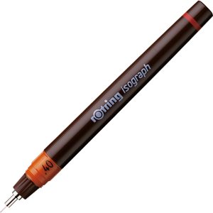 Rotring Isograph Plumas para dibujo técnico. Juego de 3 unidades, Marrón Rotring Isograph Plumas para dibujo técnico. Juego de 3 unidades, Marrón