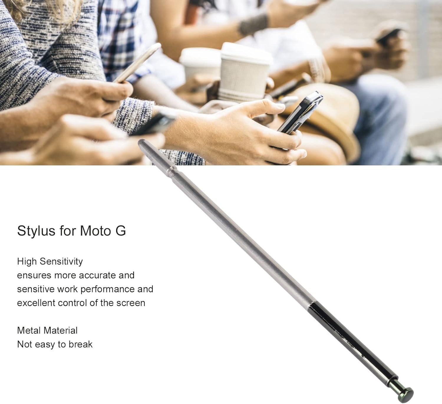 Para Moto G Stylus 5G Touch Screen Pen, repuesto de lápiz capacitivo de alta sensibilidad para Moto G XT2131 2022 5G, lápiz táctil de metal, más