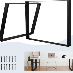 Patas de metal para mesa de café, patas de 28 pulgadas, patas de muebles de oficina, patas de escritorio para computadora (28 x 36 pulgadas), 2 Patas de metal para mesa de café, patas de 28 pulgadas, patas de muebles de oficina, patas de escritorio para computadora (28 x 36 pulgadas), 2