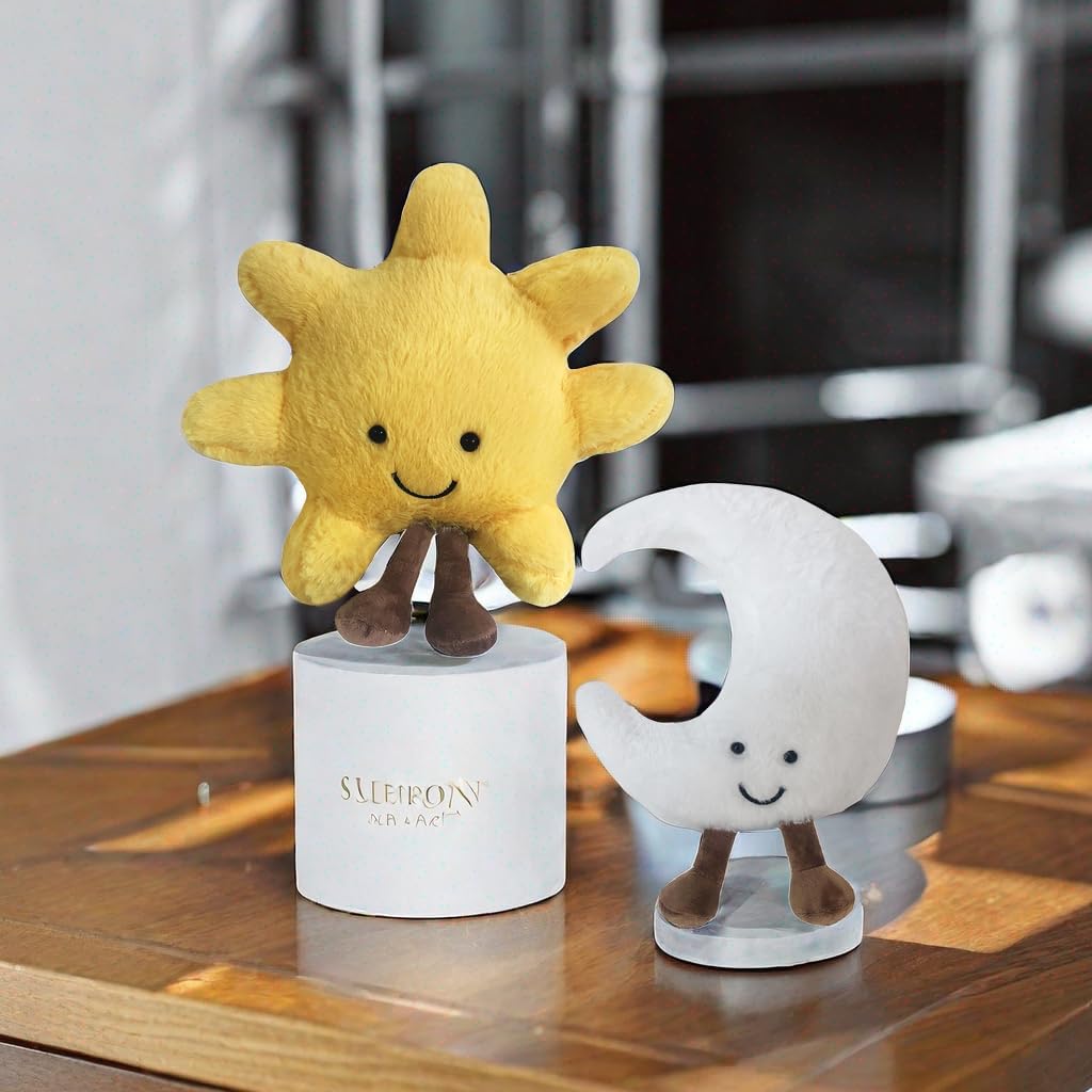 Nueva Luna Sunshine – Almohada de peluche suave para regalo de cumpleaños de niños