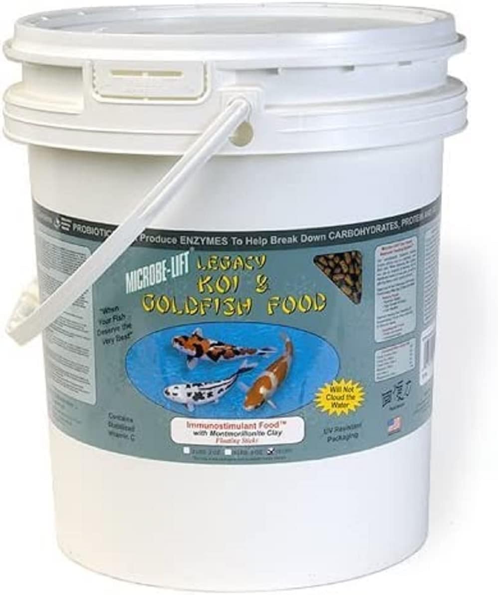 MICROBE-LIFT MLLIXL – Palitos de comida inmunoestimulante para peces, estanques, jardines acuáticos y fuentes, seguros para peces dorados vivos y