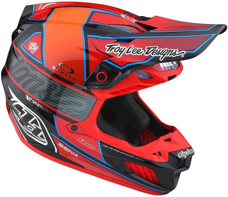 Troy Lee Designs SE5 Carbon Team – Casco de motocross para adultos con MIPS  Cara completa para motocicleta todoterreno, todoterreno, ATV