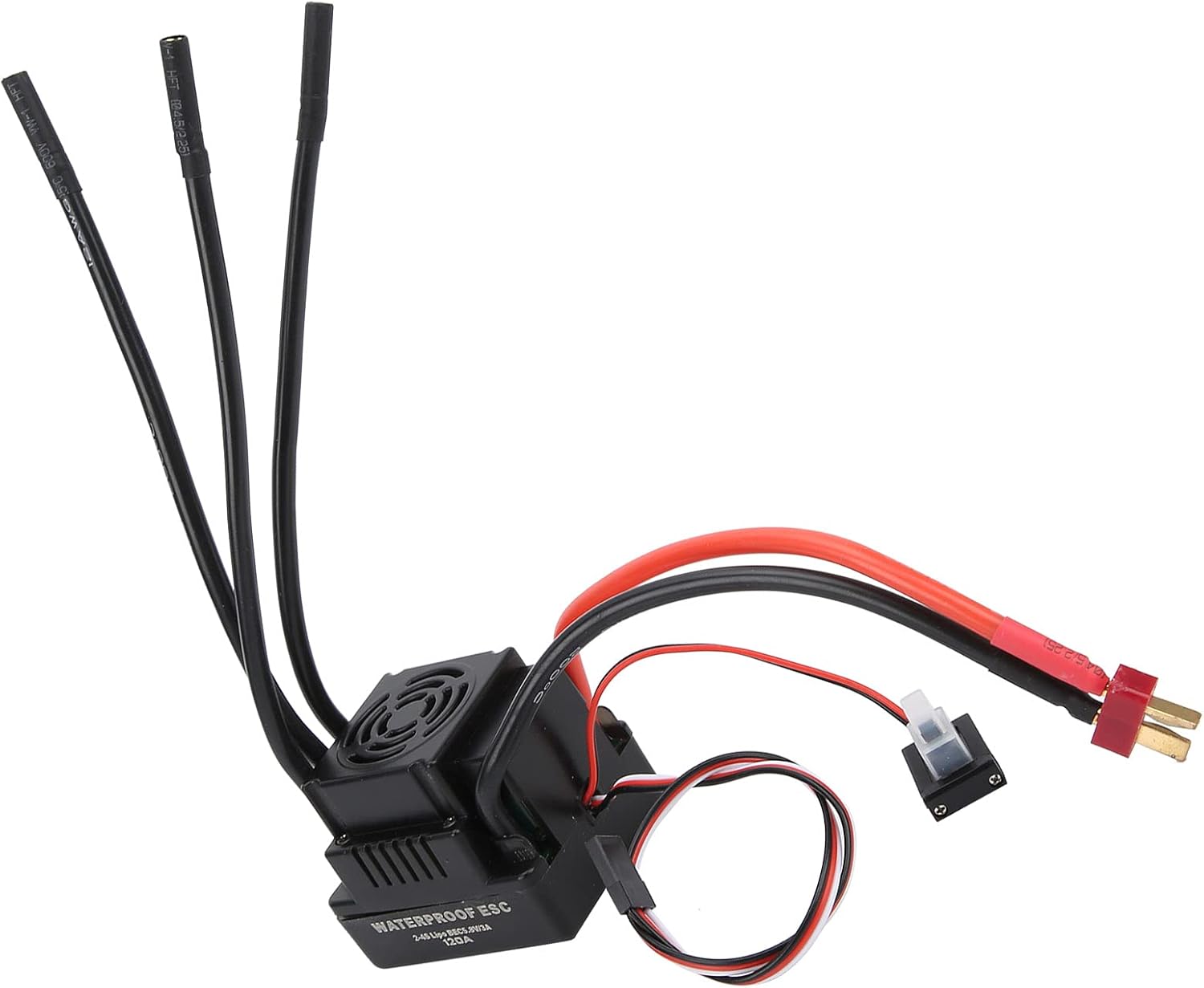 Fydun 120A RC Bl Waterproof Electronic Speed Controller ESC for 18 110 RC Car Model Ornntss
