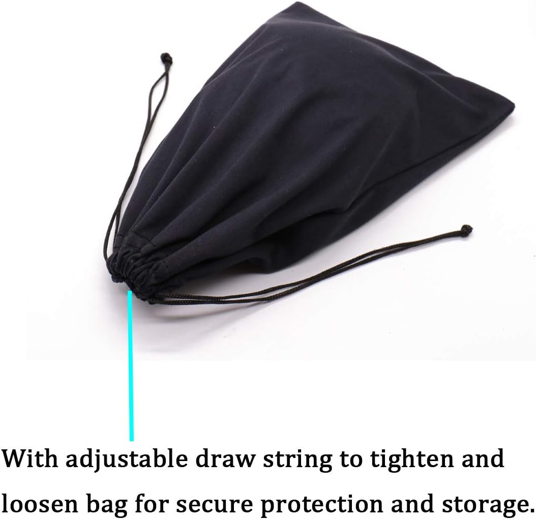 Seaponer Bolsa protectora para gafas de esquí, bolsas de protección para gafas de nieve, máscara de esquí, funda protectora de microfibra suave, 4