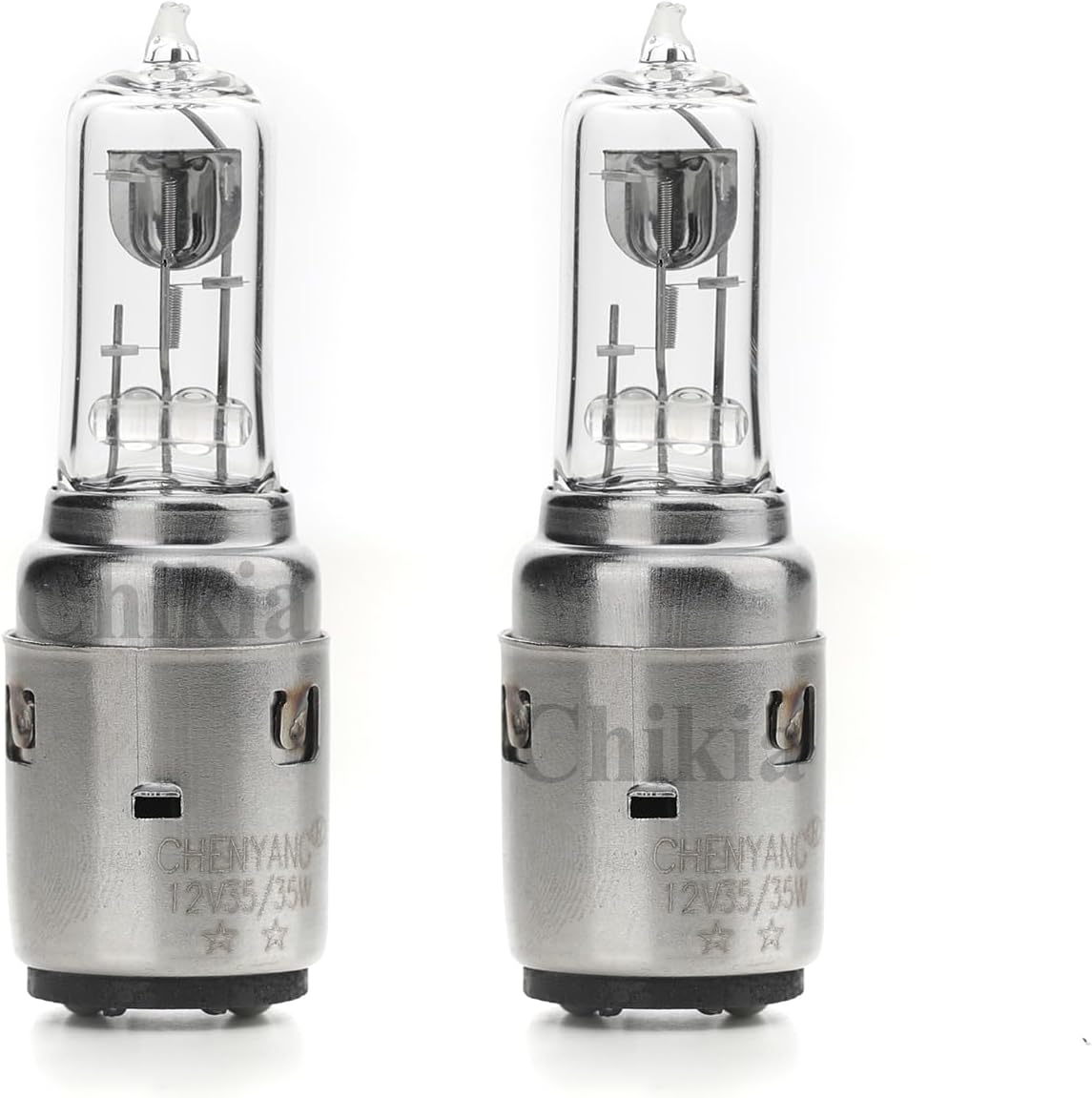 Chikia Bombilla halógena compatible con Hisun UTV ATV 500 700 800 Strike550 Massimo Bennche Axis Coleman 12V 35W (excepto Vector500 Vector700
