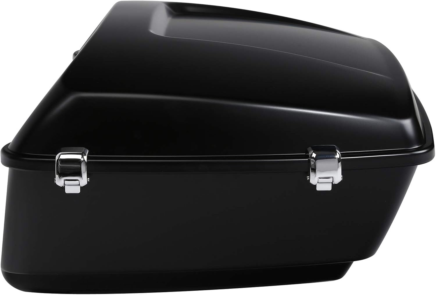 TCT-MOTORPARTS Paquete de cajuela King Tour Pack negro mate con cierres para Harley Touring Road King, Road Glide, Street Glide, Electra Glide