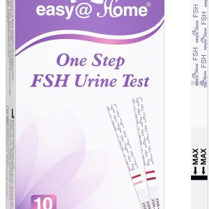 EasyHome Prueba de menopausia FSH 10 tiras reactivas de FSH comprenda su reserva ovárica y optimice el momento de la concepción en casa EasyHome Prueba de menopausia FSH 10 tiras reactivas de FSH comprenda su reserva ovárica y optimice el momento de la concepción en casa