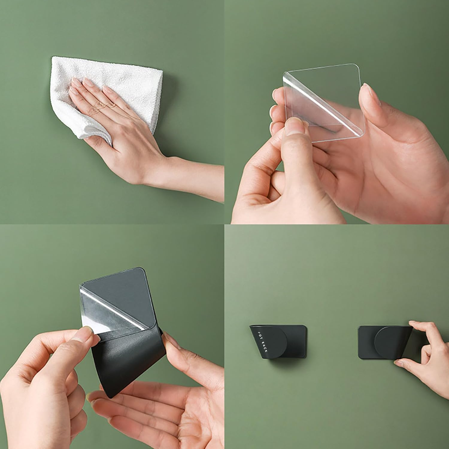 Organizador universal de tapas de olla para gabinete, 6 pares de organizadores de tapas de sartén dentro de la puerta del gabinete para montaje en